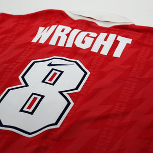 1994/96 Wright #8 Arsenal Vintage Nike Home Football Shirt (XL)