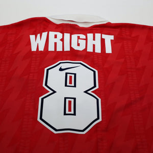 1994/96 Wright #8 Arsenal Vintage Nike Home Football Shirt (XL)