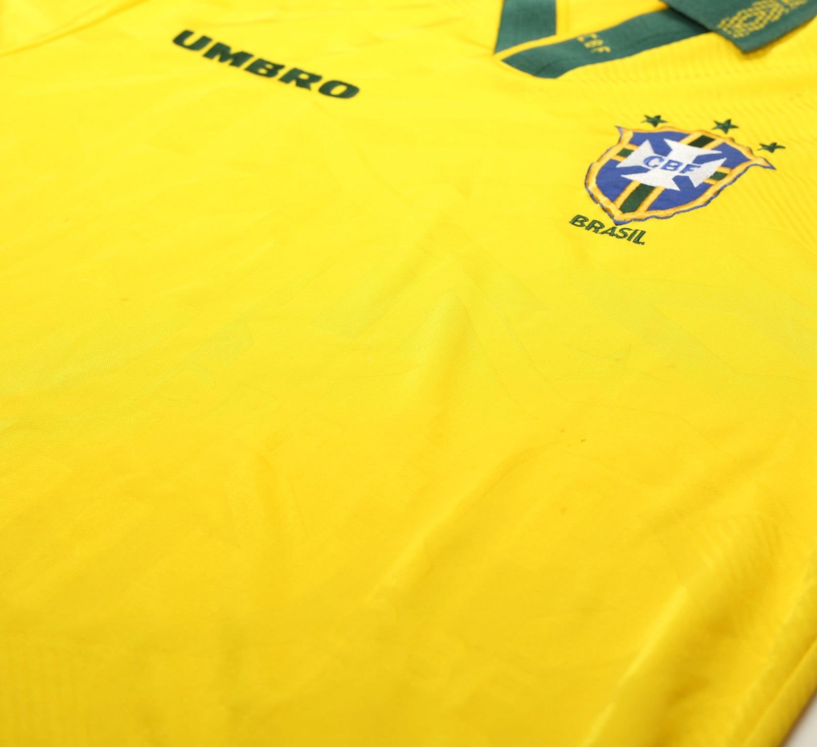 1994/97 BRAZIL Vintage Umbro Home Football Shirt (XL)