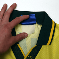 1994/97 Romario #11 Brazil Vintage Umbro Home Football Shirt (M)
