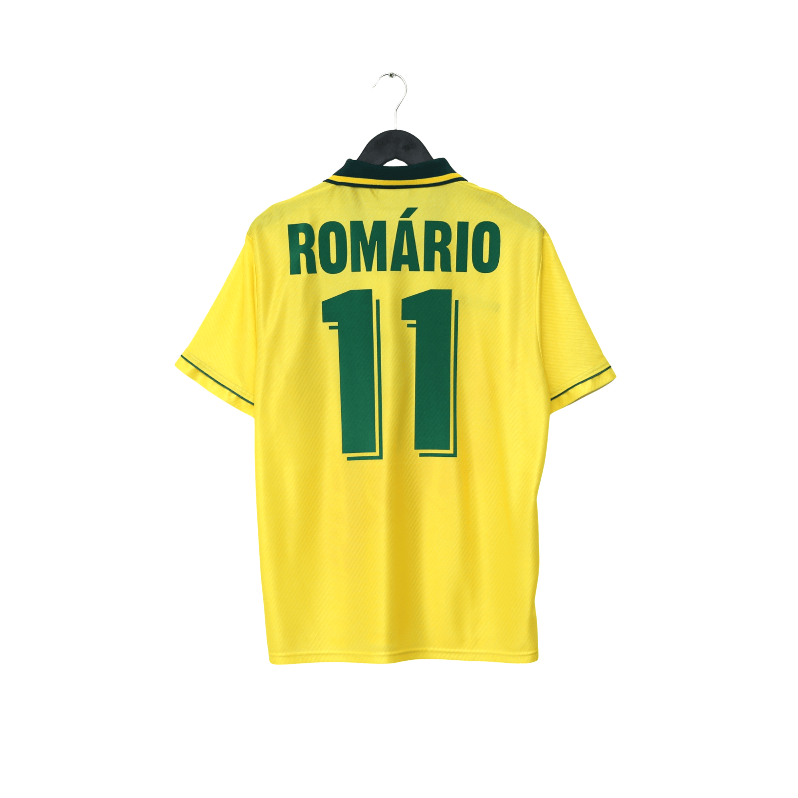 1994/97 Romario #11 Brazil Vintage Umbro Home Football Shirt (M)