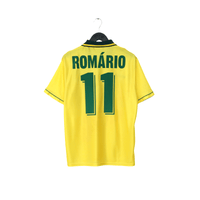 1994/97 Romario #11 Brazil Vintage Umbro Home Football Shirt (M)