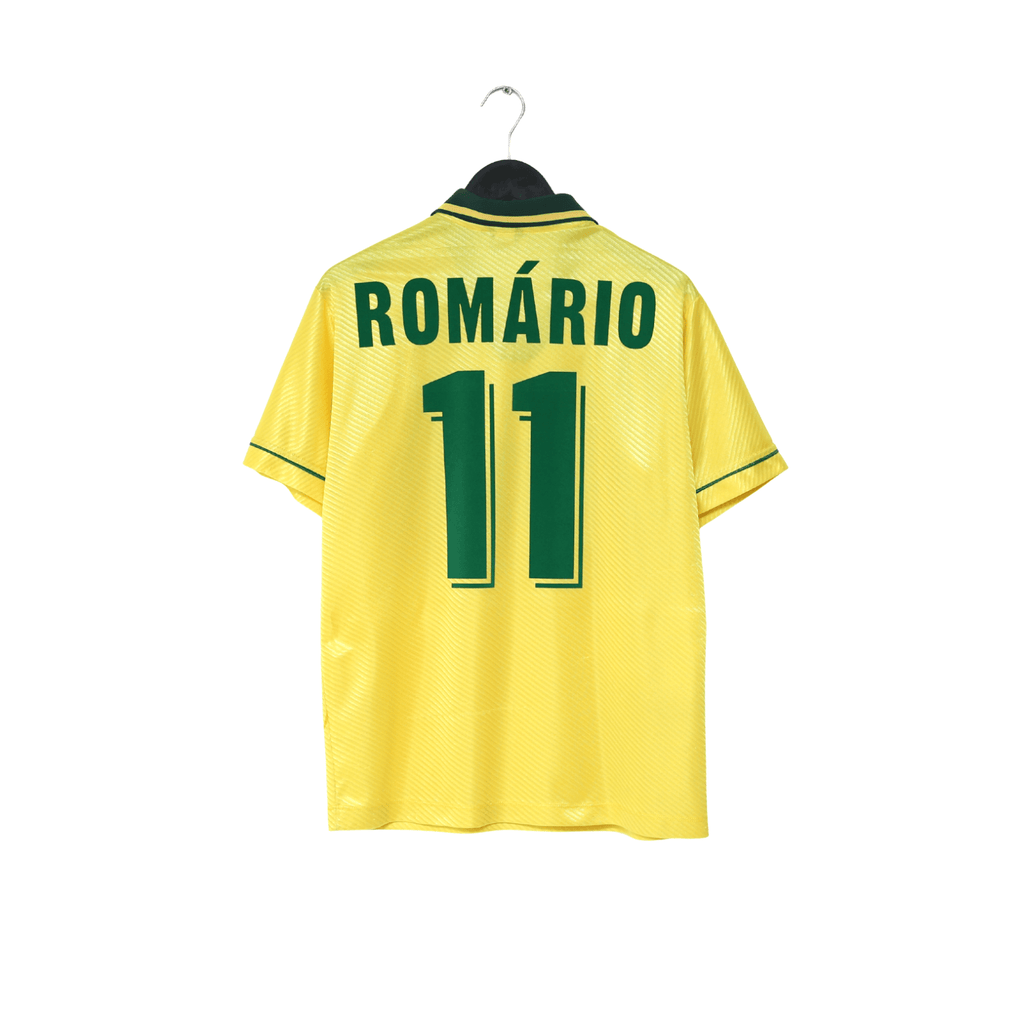 1994/97 ROMARIO #11 Brazil Vintage Umbro Home Football Shirt (M) 3 Star 94 WC