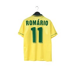 1994/97 ROMARIO #11 Brazil Vintage Umbro Home Football Shirt (M) 3 Star 94 WC