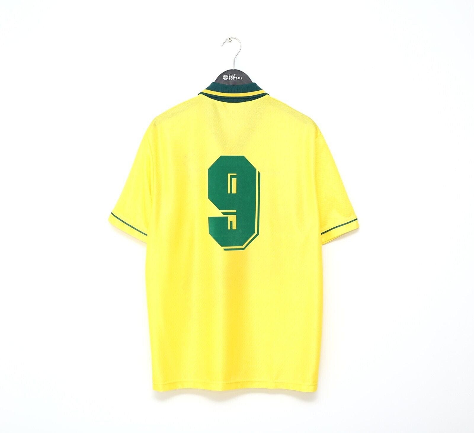 1994/97 RONALDO #9 Brazil Vintage Umbro Home Football Shirt Jersey (L) Umbro Cup