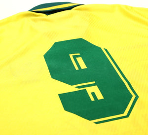 1994/97 RONALDO #9 Brazil Vintage Umbro Home Football Shirt Jersey (L) Umbro Cup