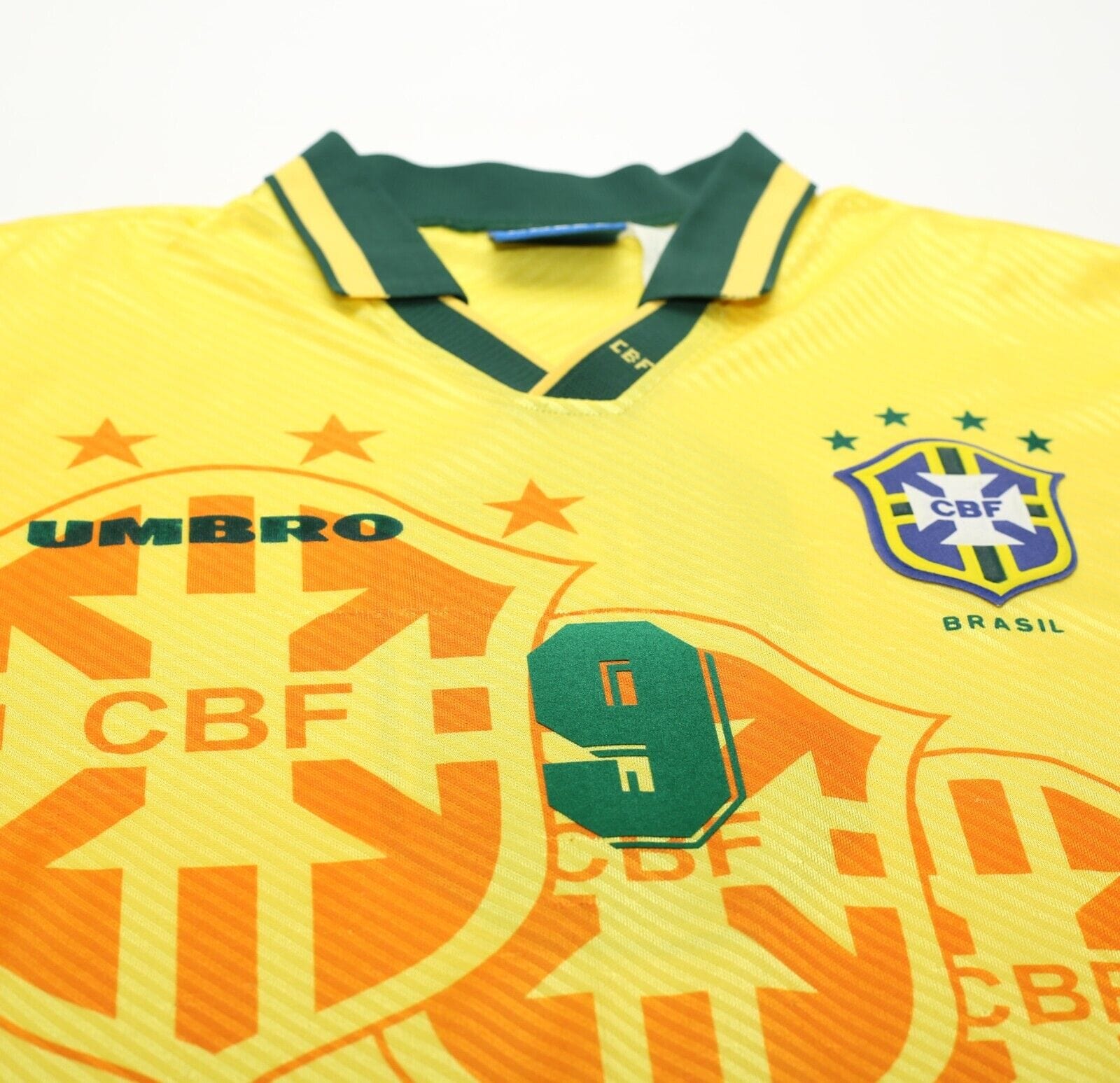 Football shirt soccer FC Brazil Brasil Home 1994/1995/1996/1997 Umbro  jersey #8