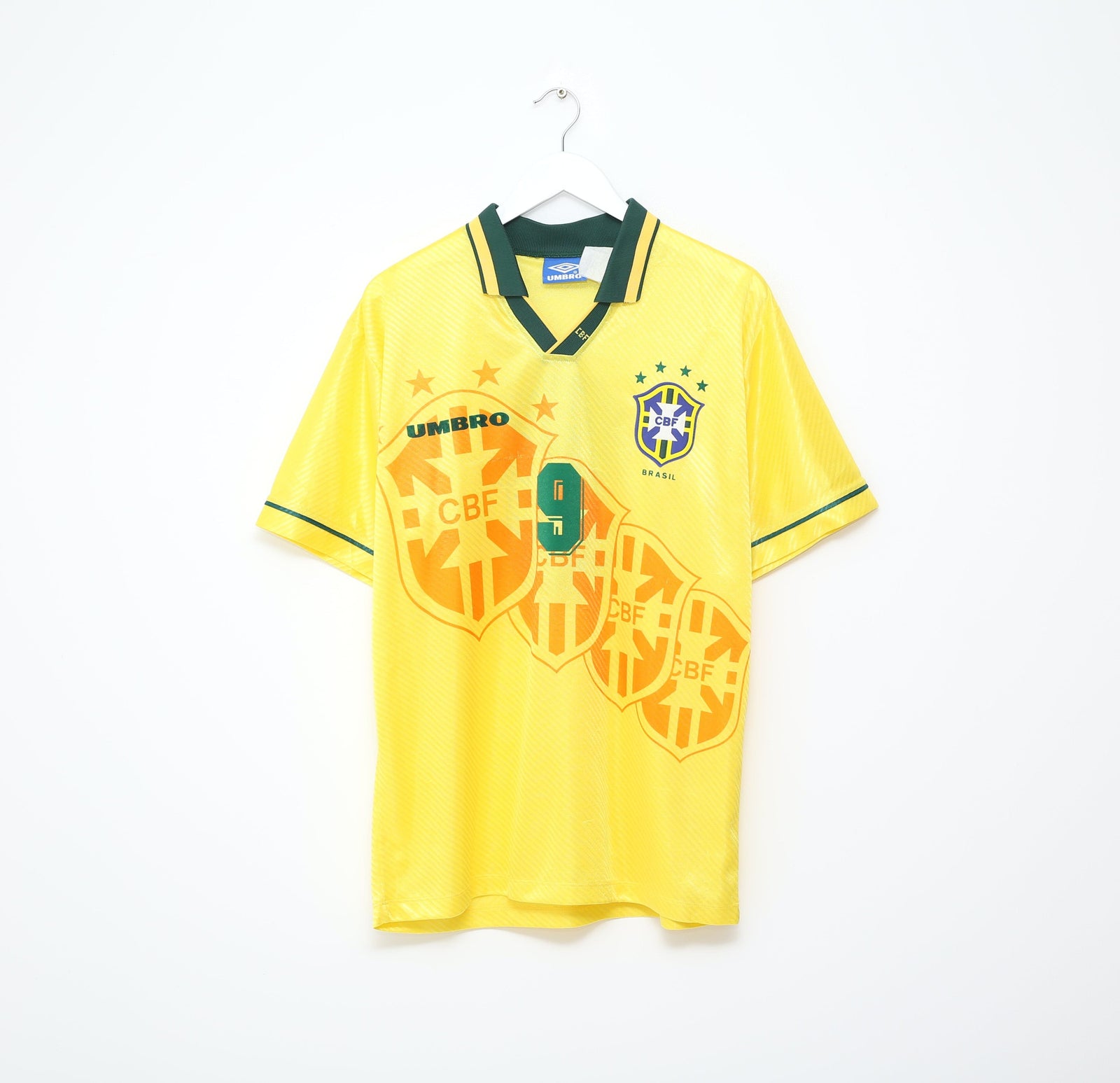 Brazil 1994 - 1995 men's home football shirt jersey camiseta Umbro size M -  L