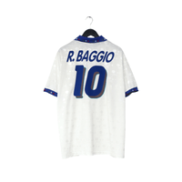 1994 Baggio #10 Italy Vintage Diadora Away Football Shirt (XXL) USA 94
