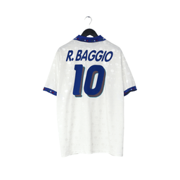 1994 Baggio #10 Italy Vintage Diadora Away Football Shirt (XXL) USA 94