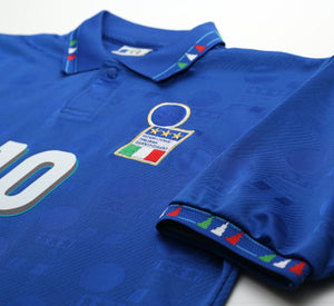 1994 BAGGIO #10 Italy Vintage Diadora Home Football Shirt Jersey (M) Jaspo