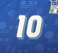 1994 BAGGIO #10 Italy Vintage Diadora Home Football Shirt Jersey (M) Jaspo