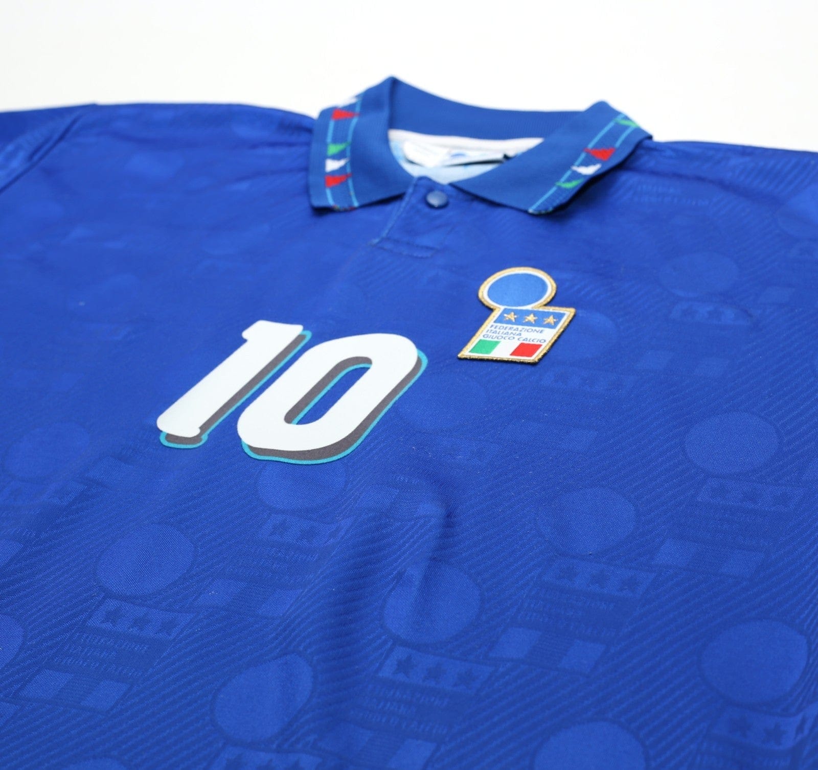 1994 BAGGIO #10 Italy Vintage Diadora Home Football Shirt (L) USA 94