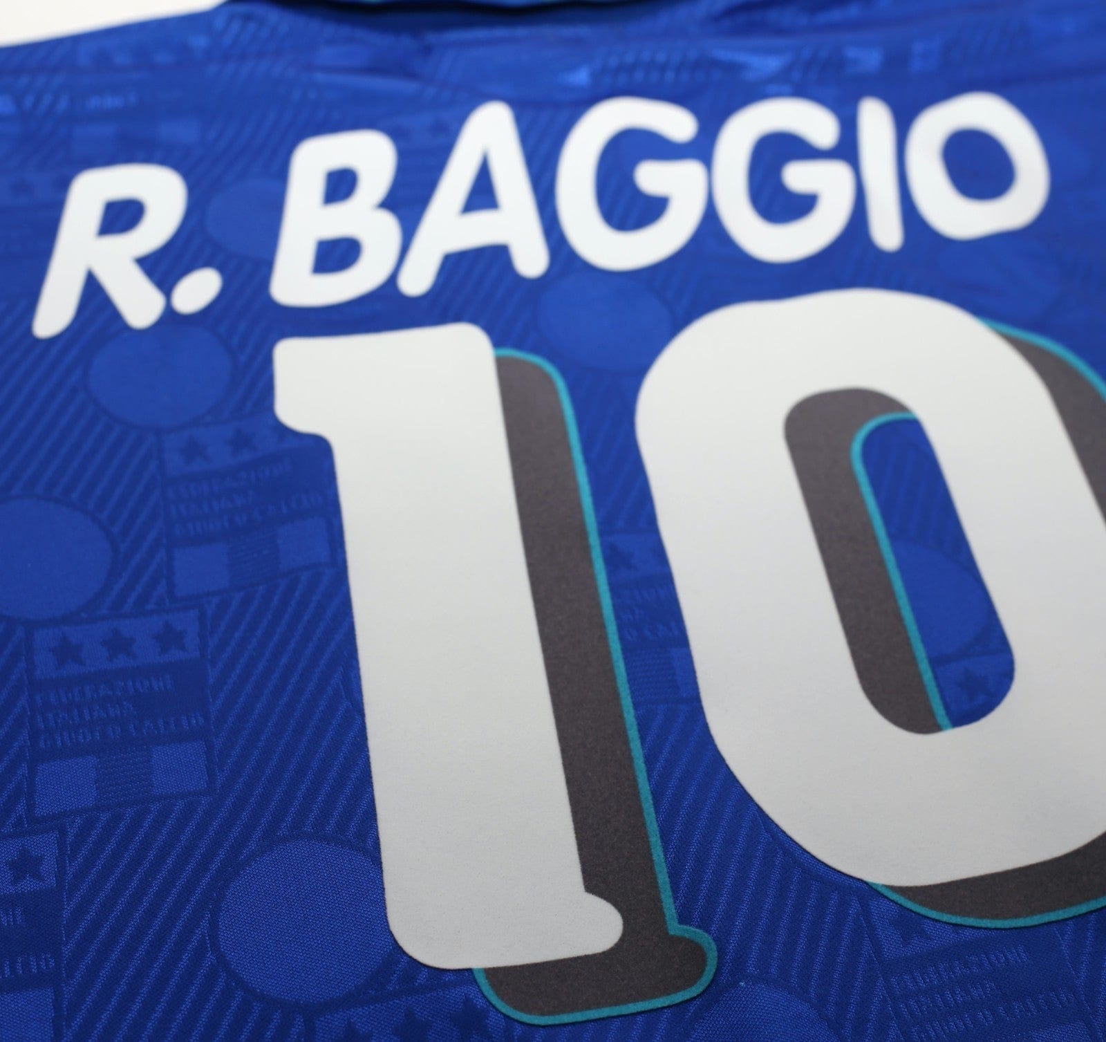 1994 BAGGIO #10 Italy Vintage Diadora Home Football Shirt (L) USA 94