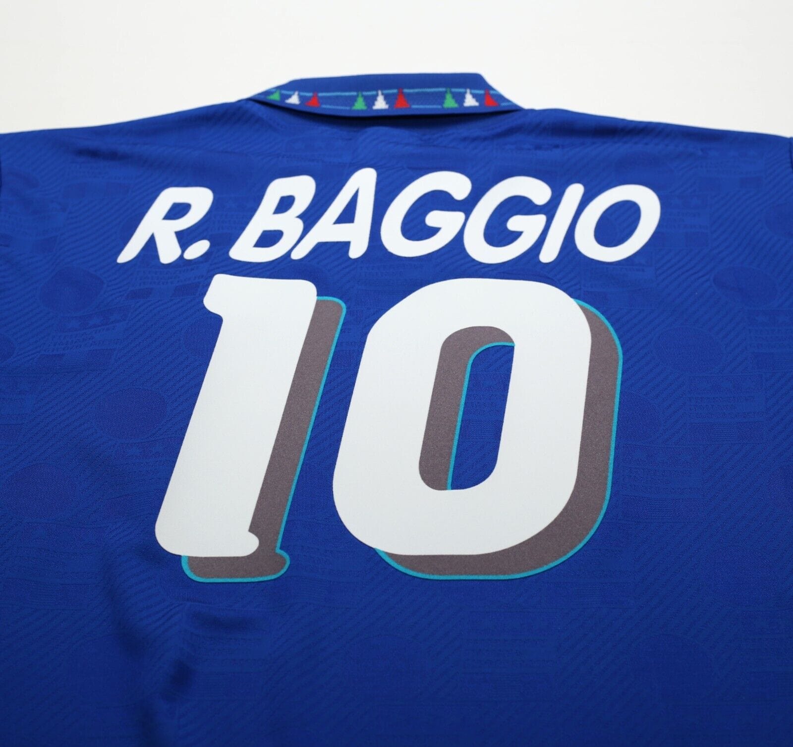 1994 BAGGIO #10 Italy Vintage Diadora Home Football Shirt (L/XL