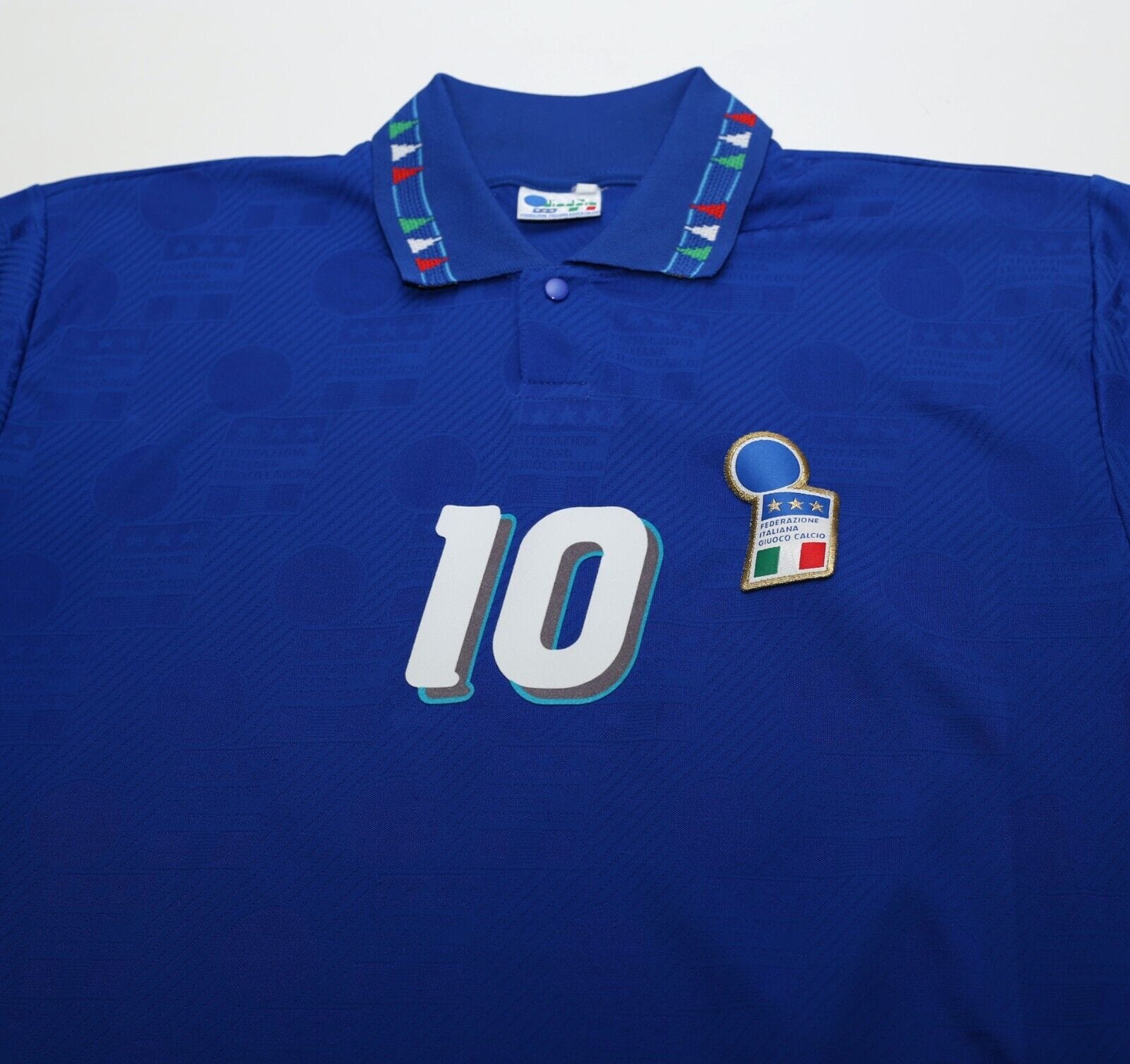 1994 BAGGIO #10 Italy Vintage Diadora Home Football Shirt (L/XL) USA 94