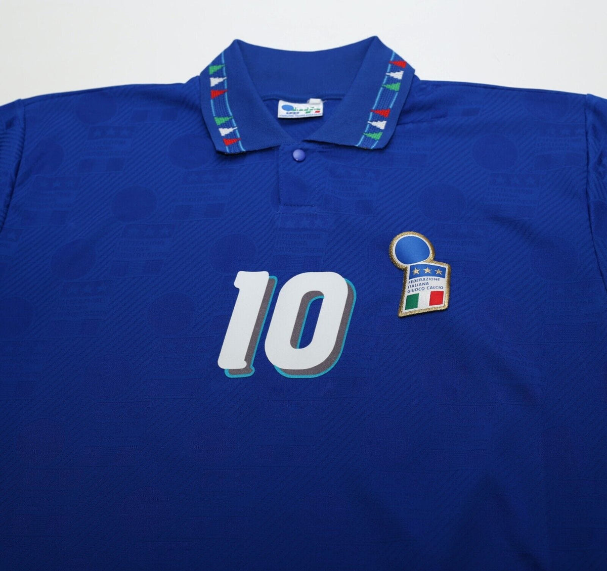 1994 BAGGIO #10 Italy Vintage Diadora Home Football Shirt (L/XL) USA 94
