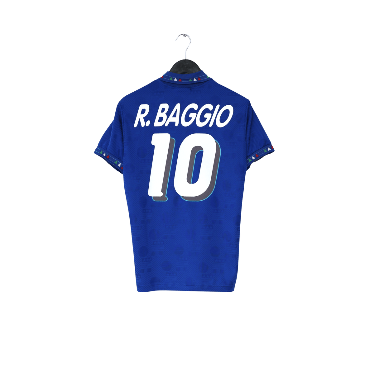 1994 Baggio #10 Italy Vintage Diadora Home Football Shirt (S) USA 94