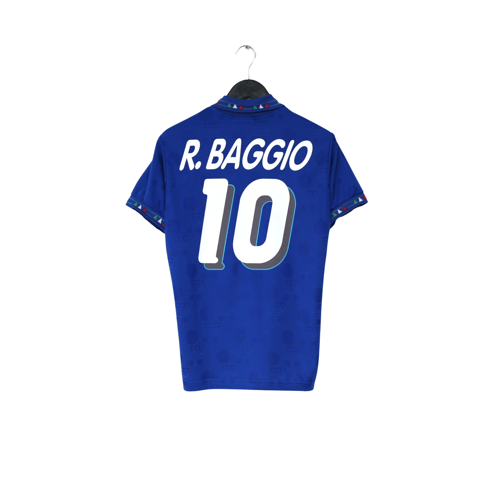 1994 Baggio #10 Italy Vintage Diadora Home Football Shirt (S) USA 94