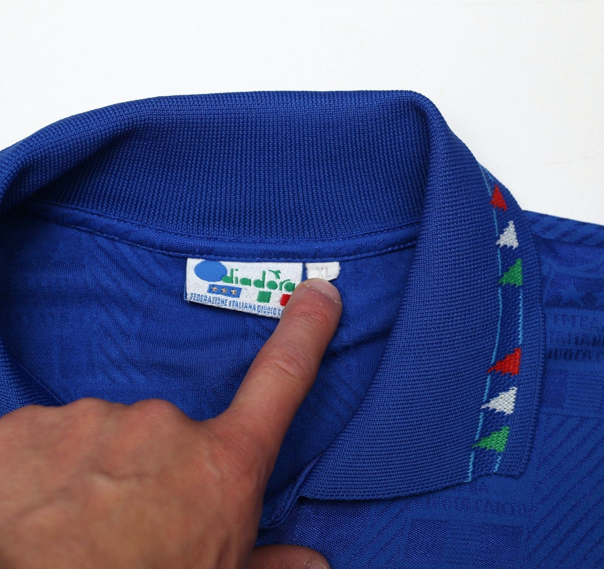 1994 BAGGIO #10 Italy Vintage Diadora Player Issue Spec Home Football Shirt L/XL