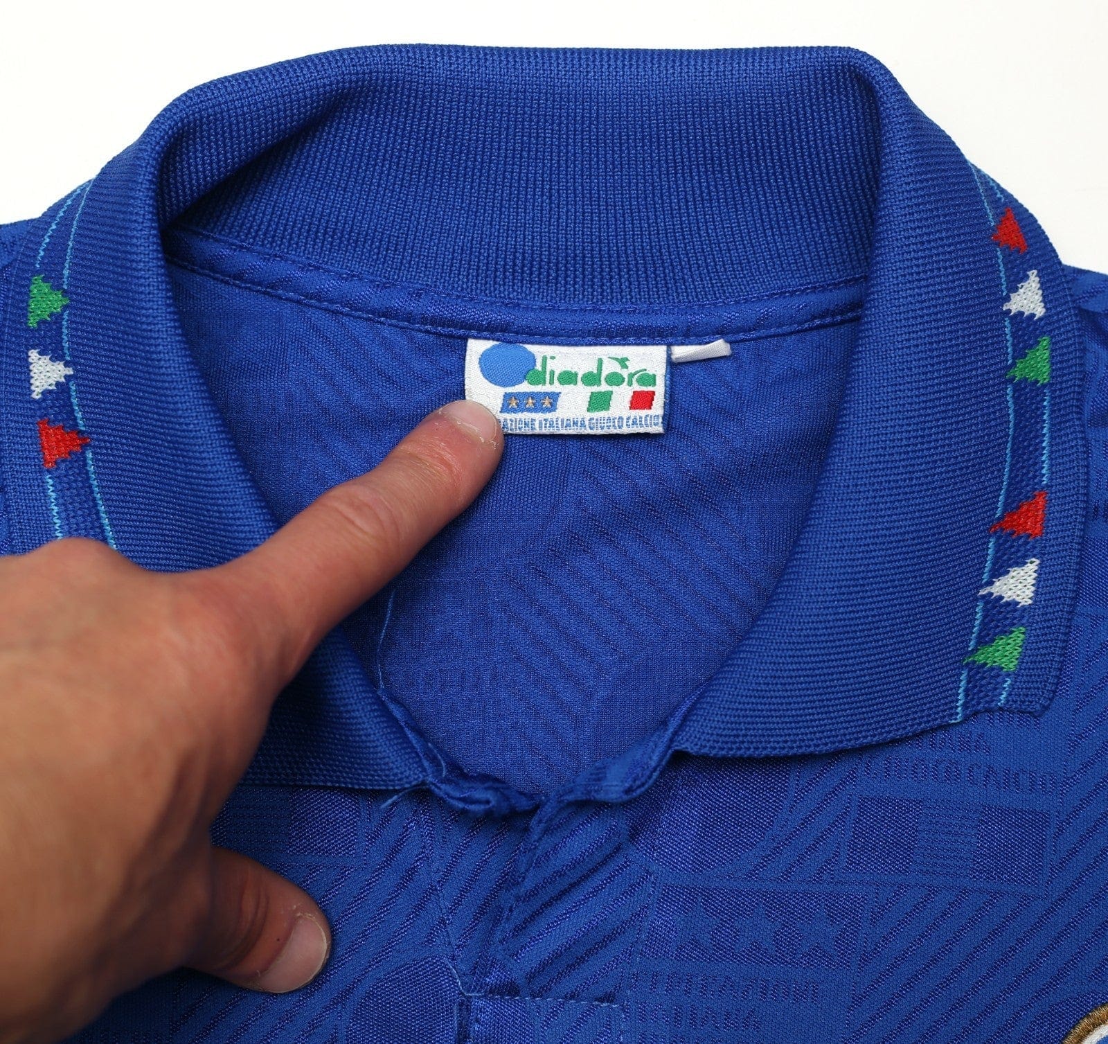 1994 BAGGIO #10 Italy Vintage Diadora Player Issue Spec Home Football Shirt L/XL