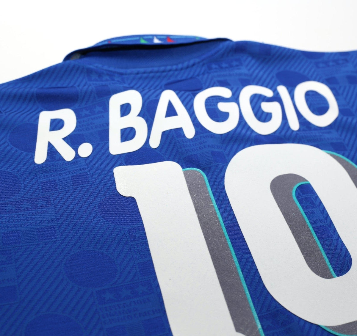 1994 BAGGIO #10 Italy Vintage Diadora Player Issue Spec Home Football Shirt L/XL
