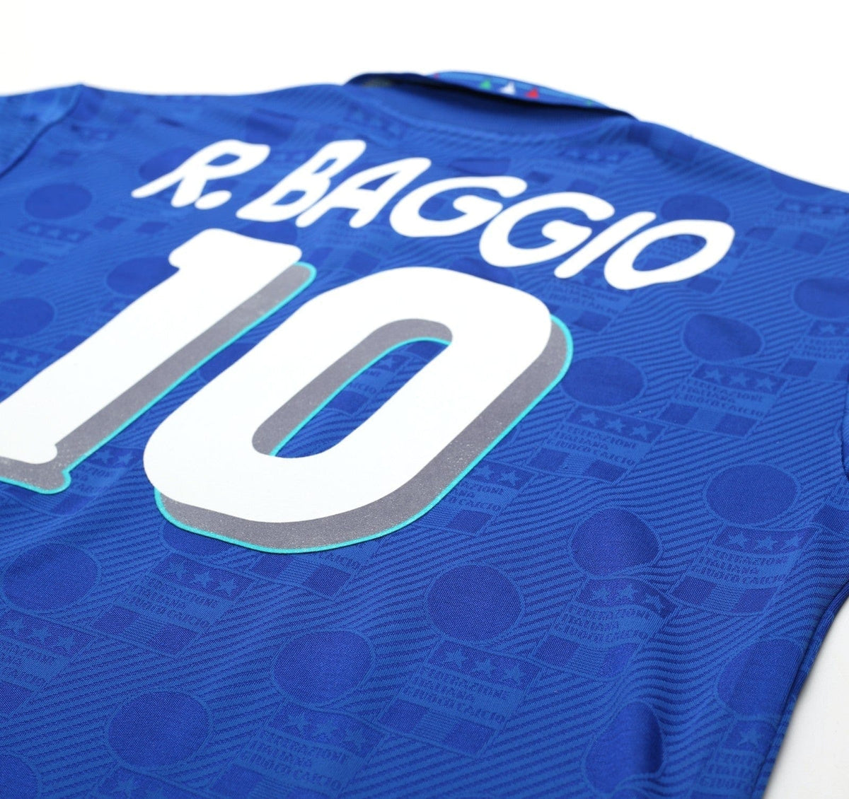 1994 BAGGIO #10 Italy Vintage Diadora Player Issue Spec Home Football Shirt L/XL