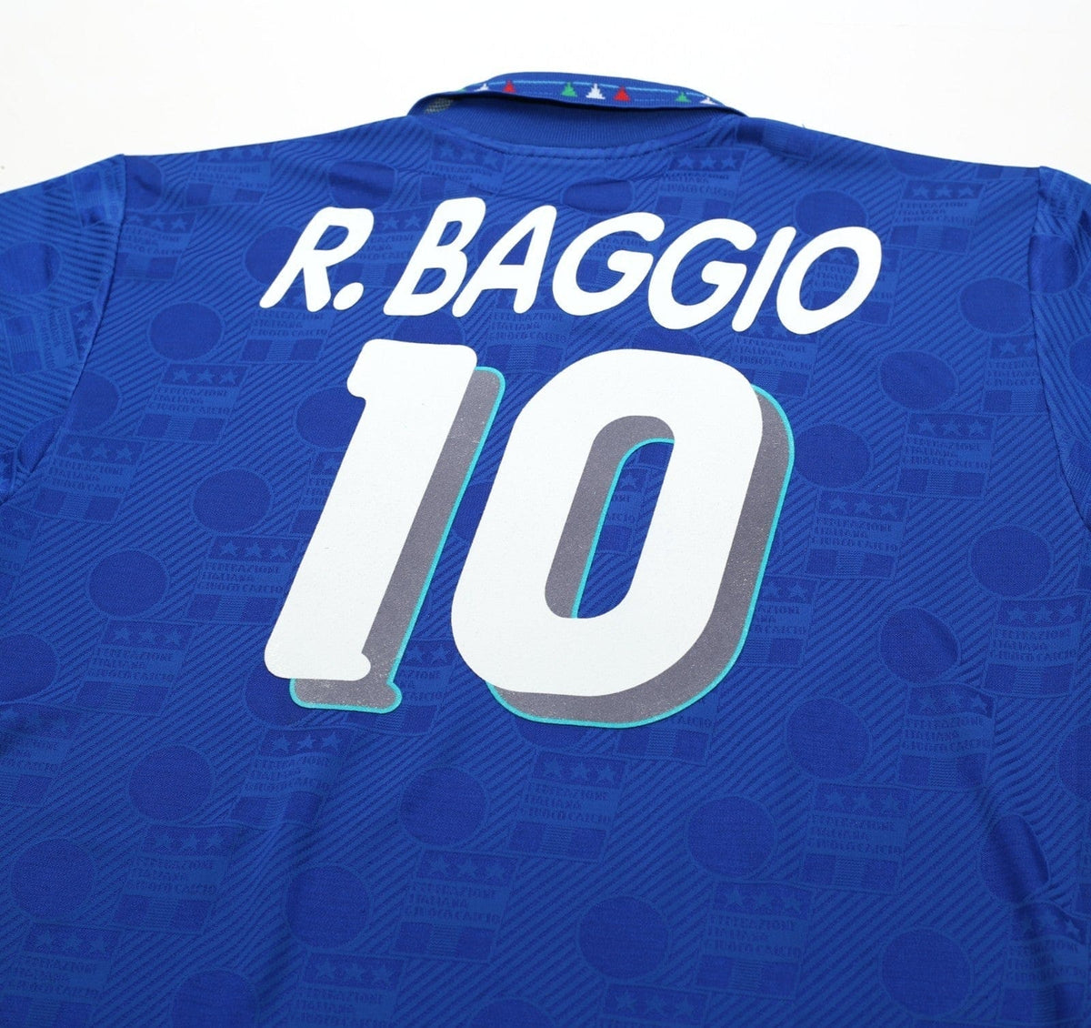 1994 BAGGIO #10 Italy Vintage Diadora Player Issue Spec Home Football Shirt L/XL