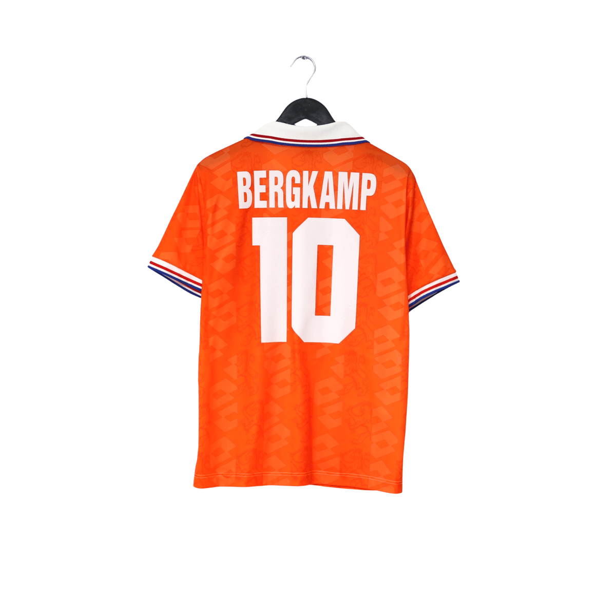 1994 Bergkamp #10 Holland Vintage Lotto Home Football Shirt (M) Netherlands