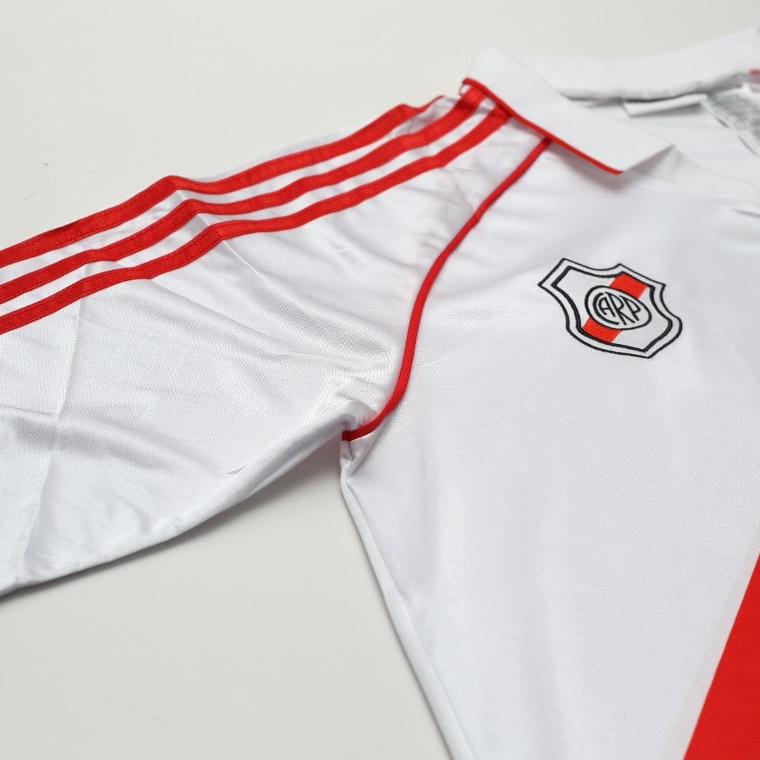 1994 Francescoli #9 River Plate adidas Originals L/S Home Football Shirt (L/XL)