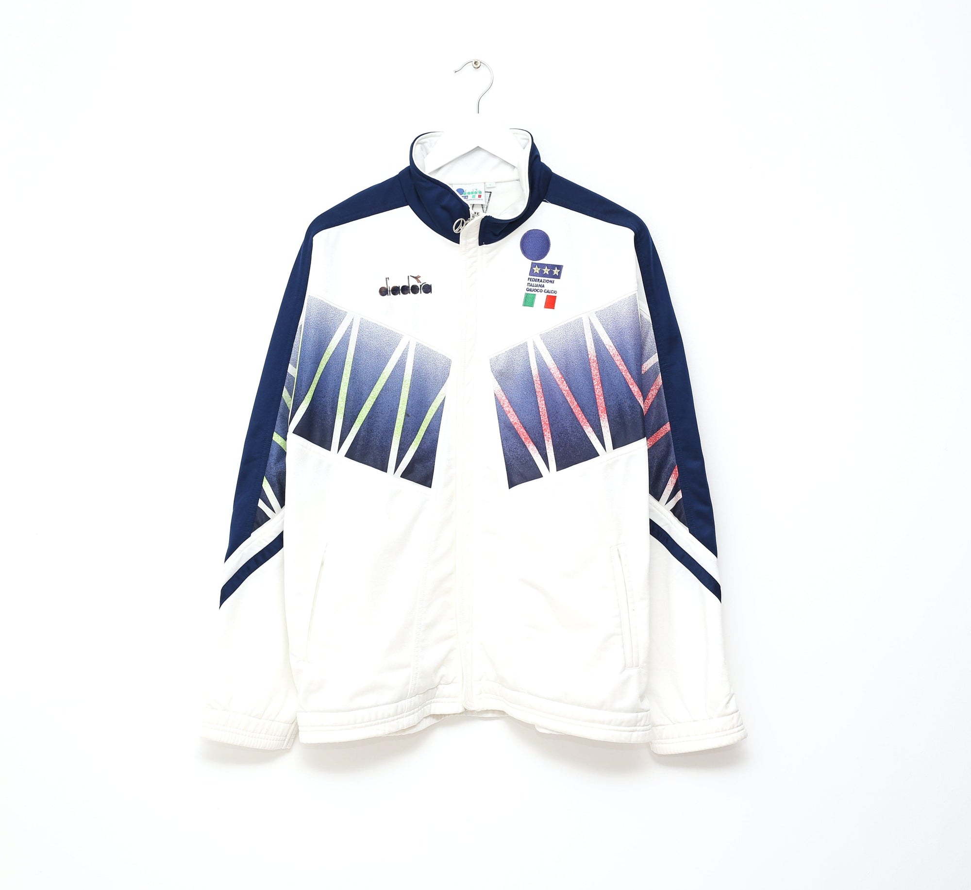 1994 ITALY Vintage Diadora Football Track Top Jacket (XL) USA 94