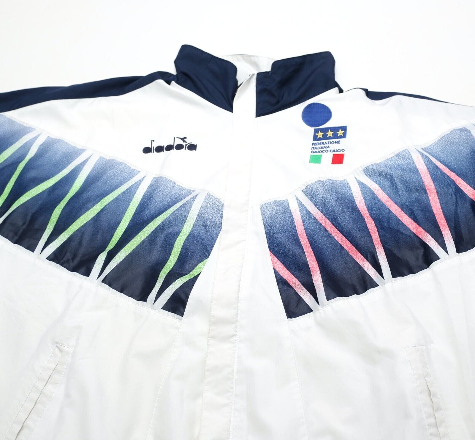 1994 ITALY Vintage Diadora Shell Jacket (XL) World Cup 94