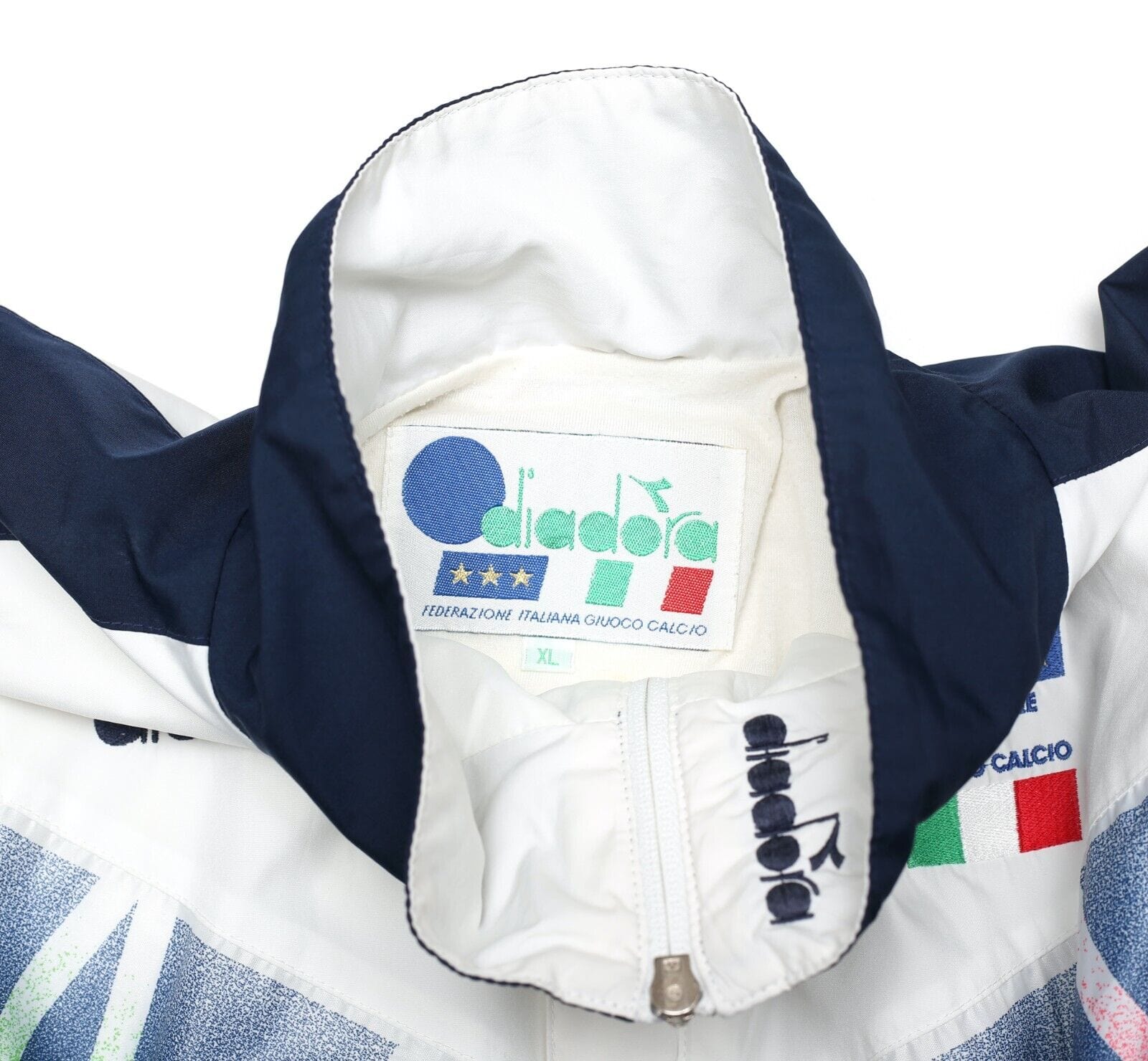 1994 ITALY Vintage Diadora Shell Jacket (XL) World Cup 94