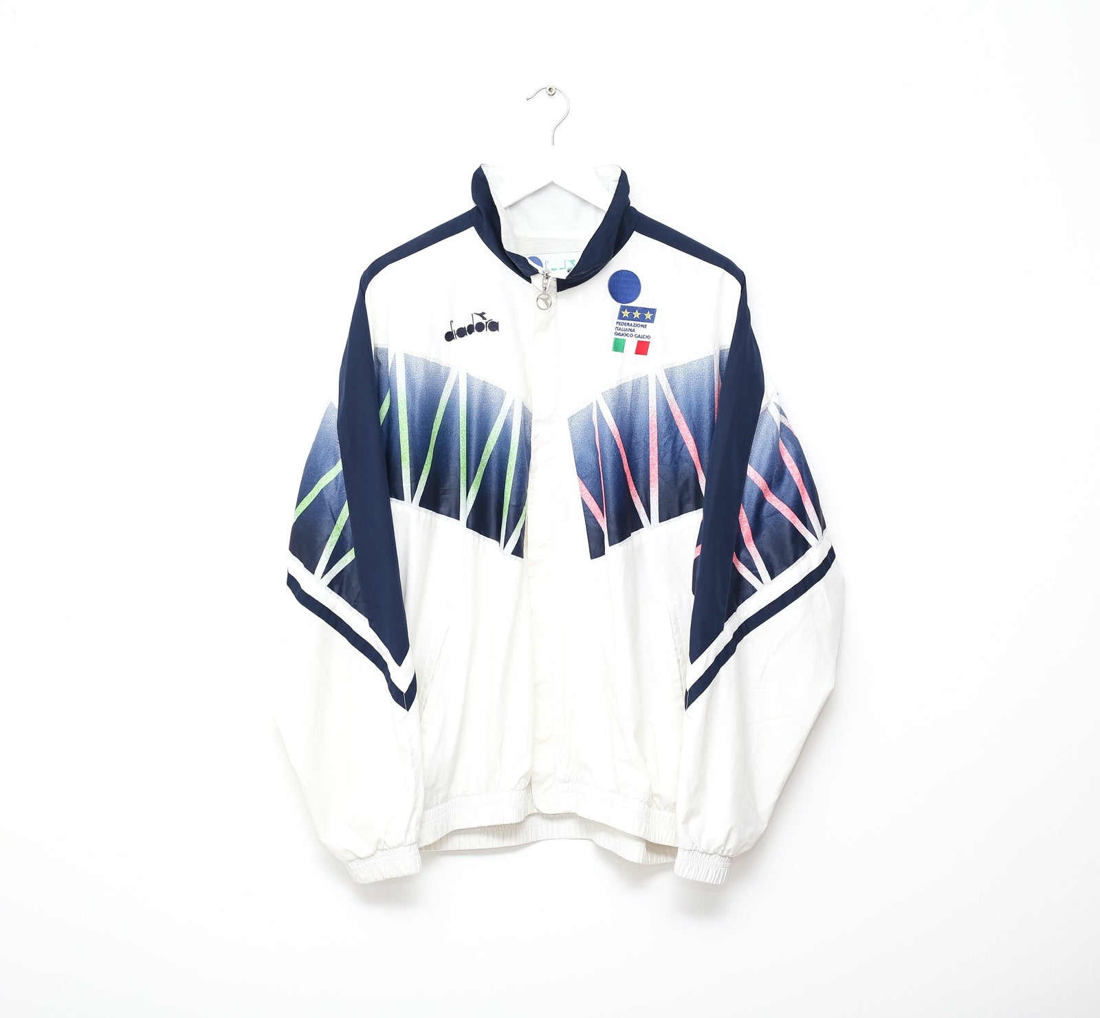 1994 ITALY Vintage Diadora Shell Jacket (XL) World Cup 94