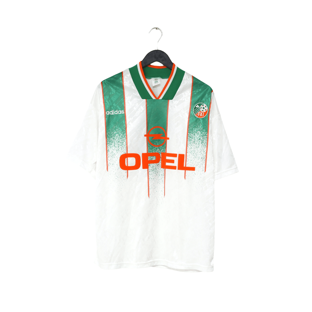 1994 KEANE #6 Ireland Vintage adidas Away Football Shirt 40/42 (L)