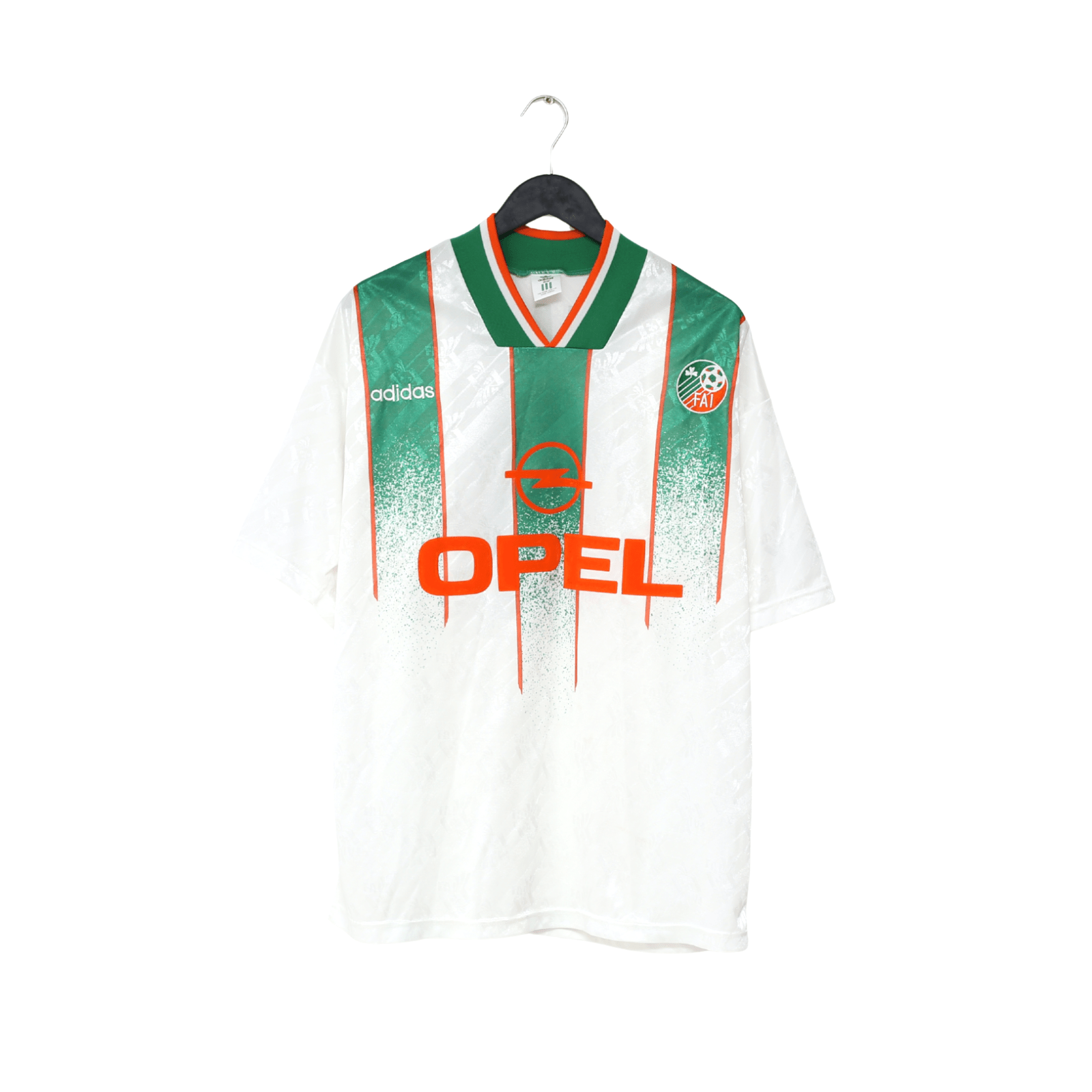 1994 KEANE #6 Ireland Vintage adidas Away Football Shirt 40/42 (L)