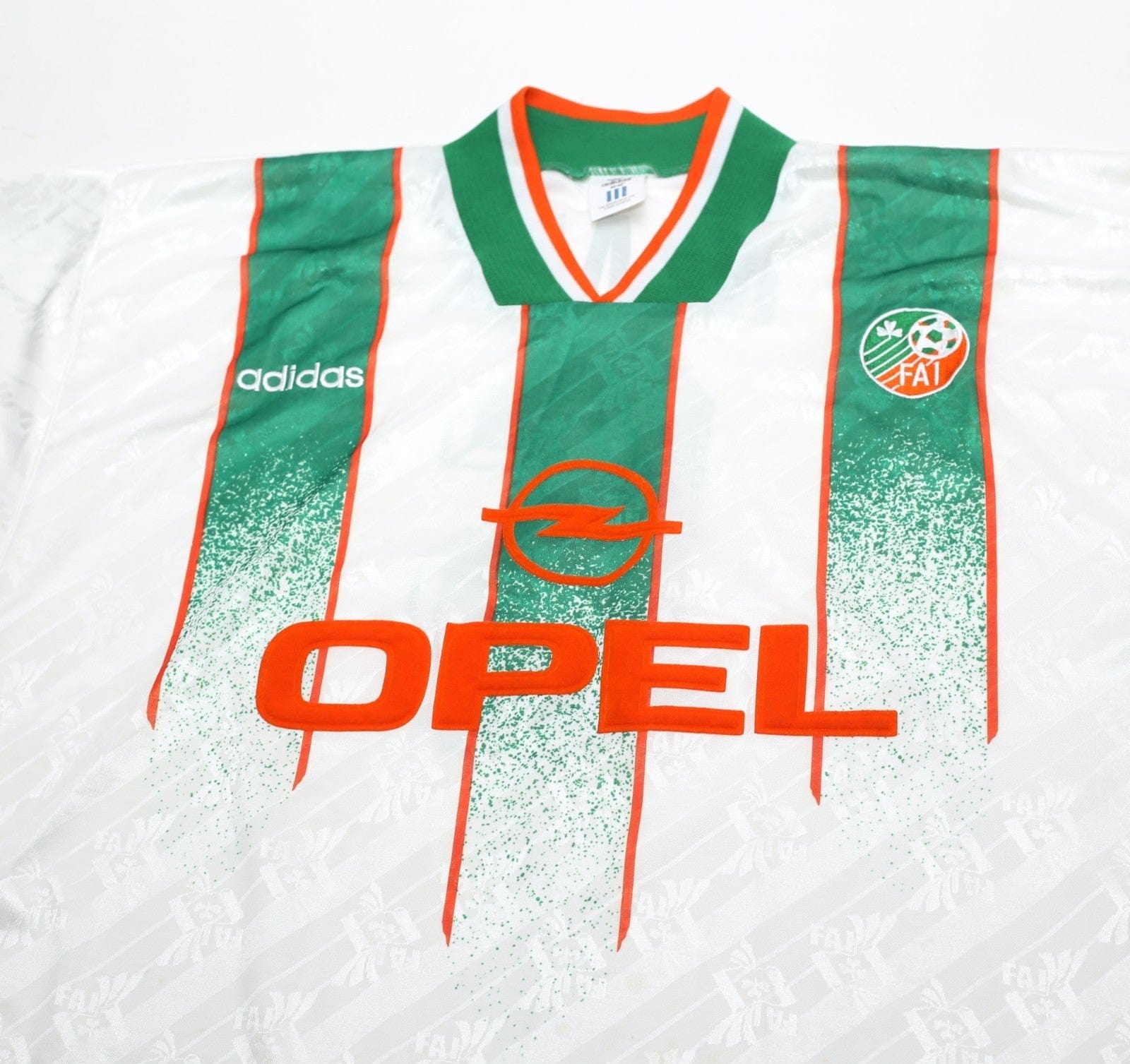 1994 KEANE #6 Ireland Vintage adidas Away Football Shirt 40/42 (L)