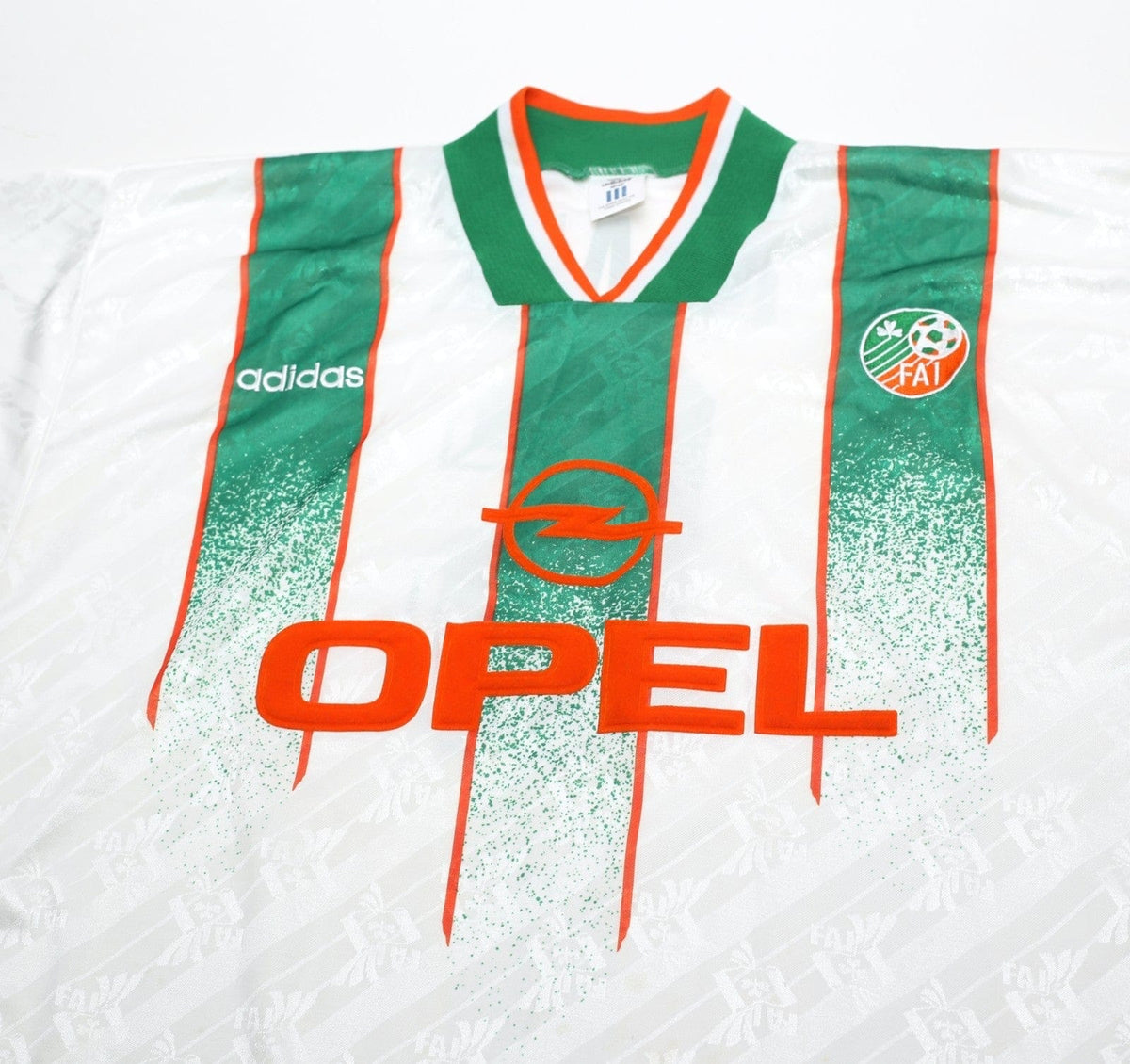 1994 KEANE #6 Ireland Vintage adidas Away Football Shirt 40/42 (L)