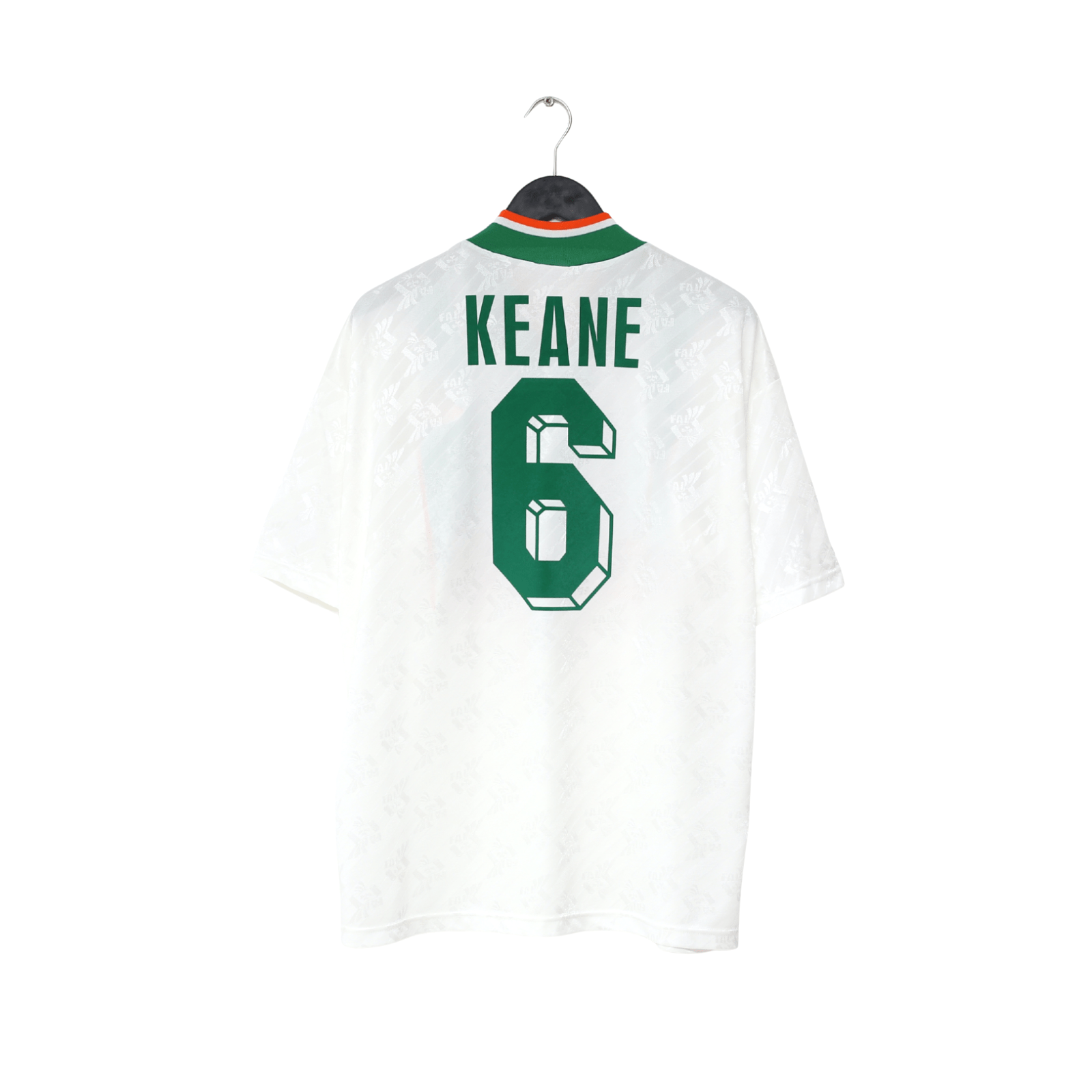 1994 KEANE #6 Ireland Vintage adidas Away Football Shirt 40/42 (L)