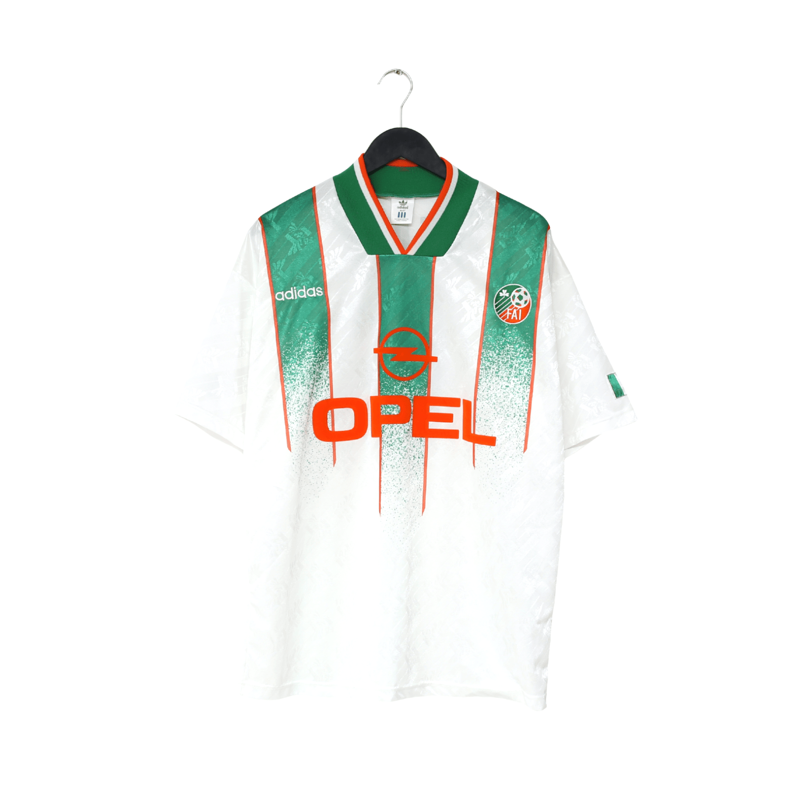 1994 KEANE #6 Ireland Vintage adidas Away Football Shirt 40/42 (L)
