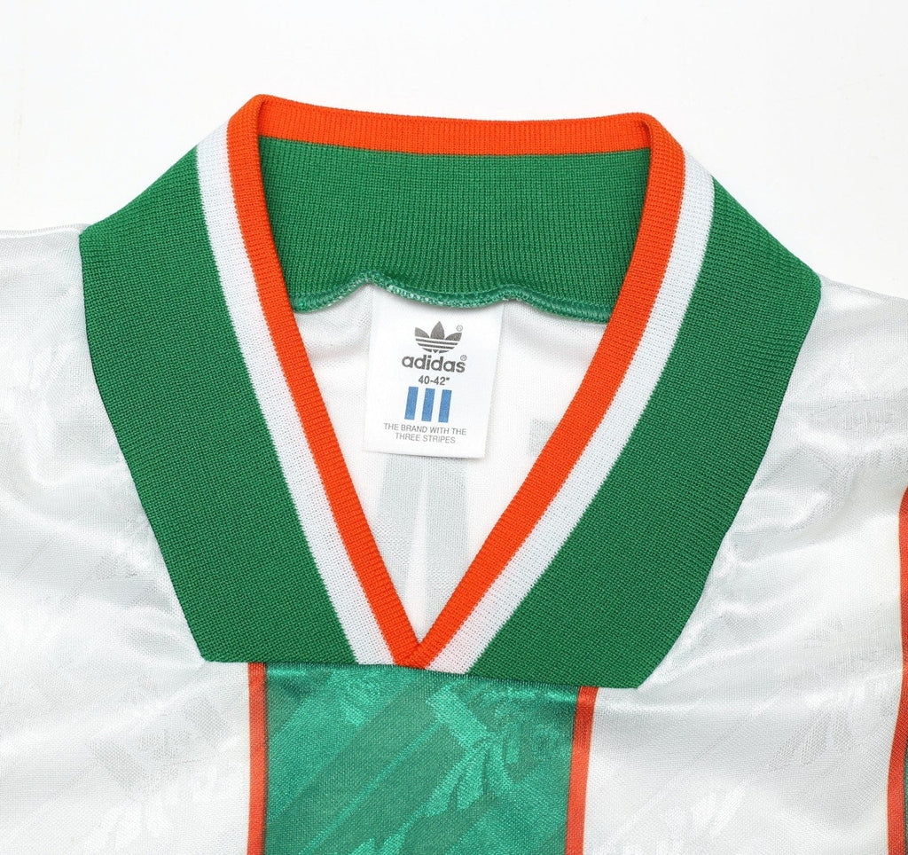 1994 KEANE #6 Ireland Vintage adidas Away Football Shirt 40/42 (L)