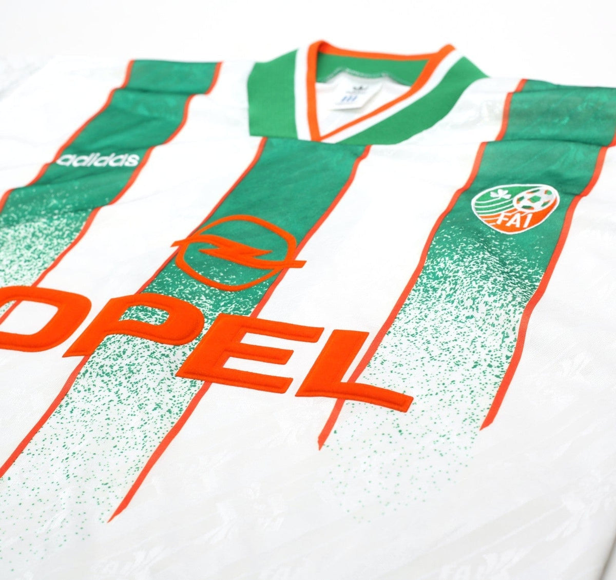 1994 KEANE #6 Ireland Vintage adidas Away Football Shirt 40/42 (L)