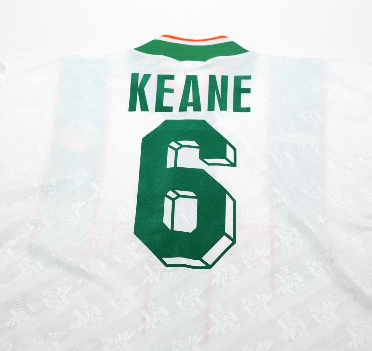 1994 KEANE #6 Ireland Vintage adidas Away Football Shirt 40/42 (L)