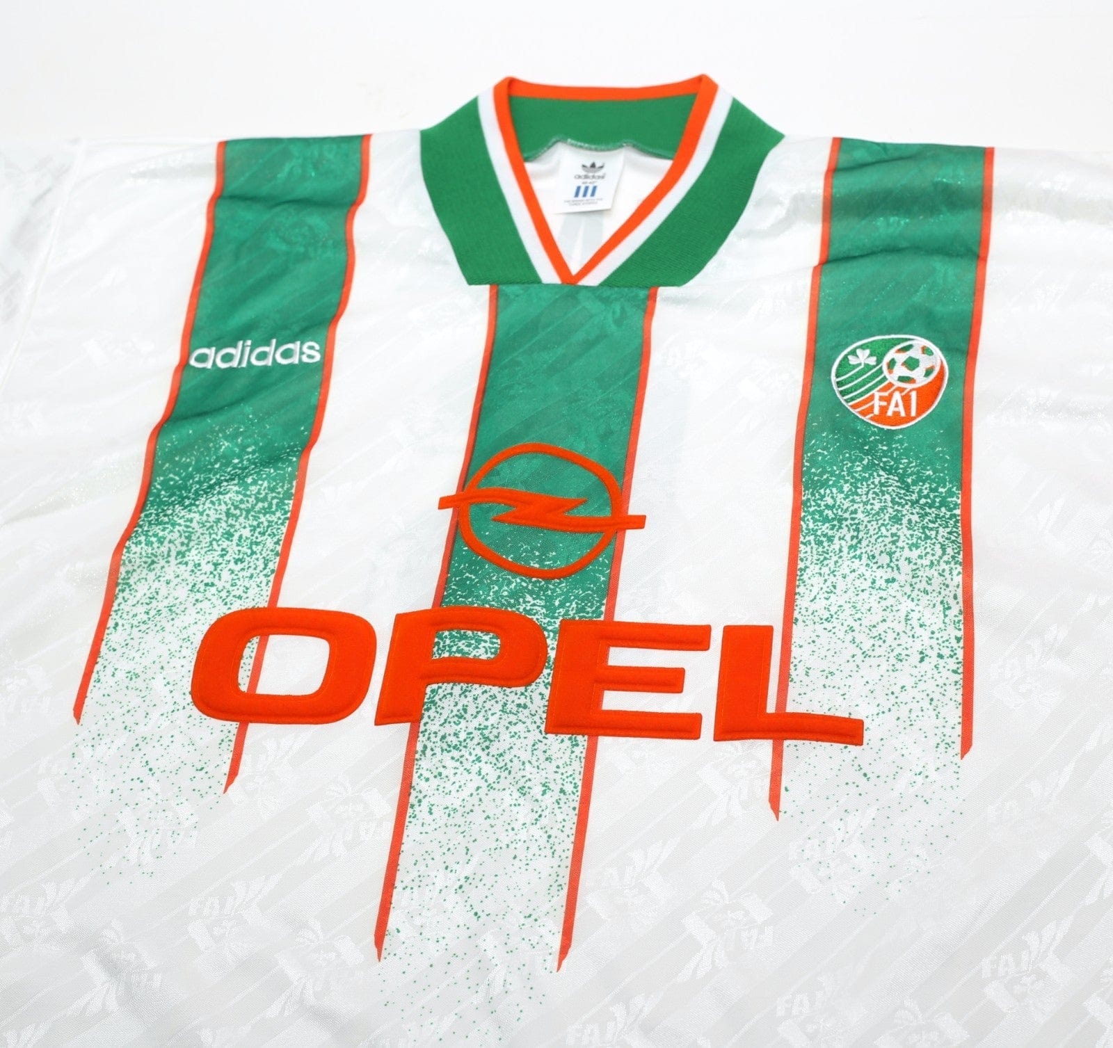 1994 KEANE #6 Ireland Vintage adidas Away Football Shirt 40/42 (L)