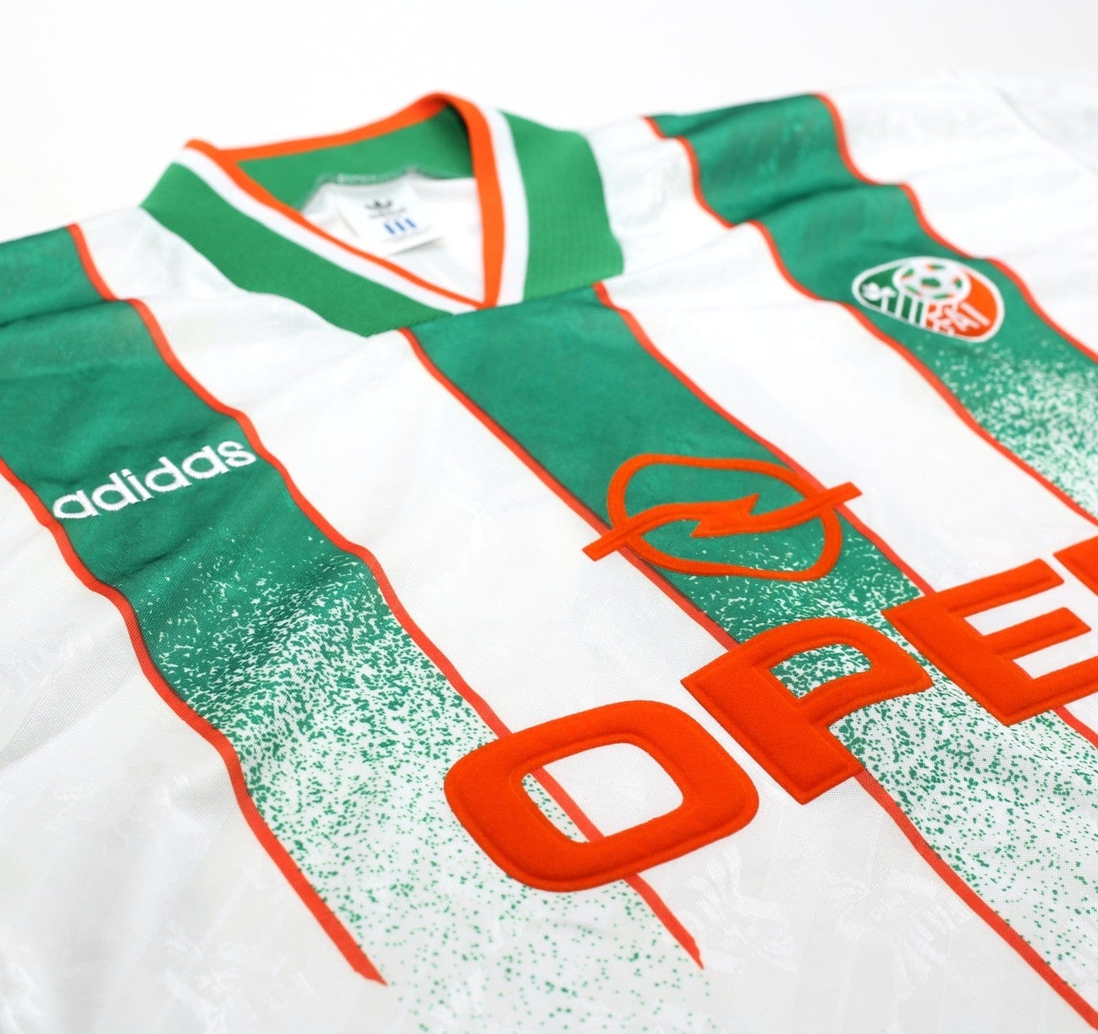 1994 KEANE #6 Ireland Vintage adidas Away Football Shirt 40/42 (L)
