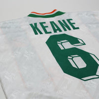 1994 Keane #6 Ireland Vintage adidas Away Football Shirt (S/M)