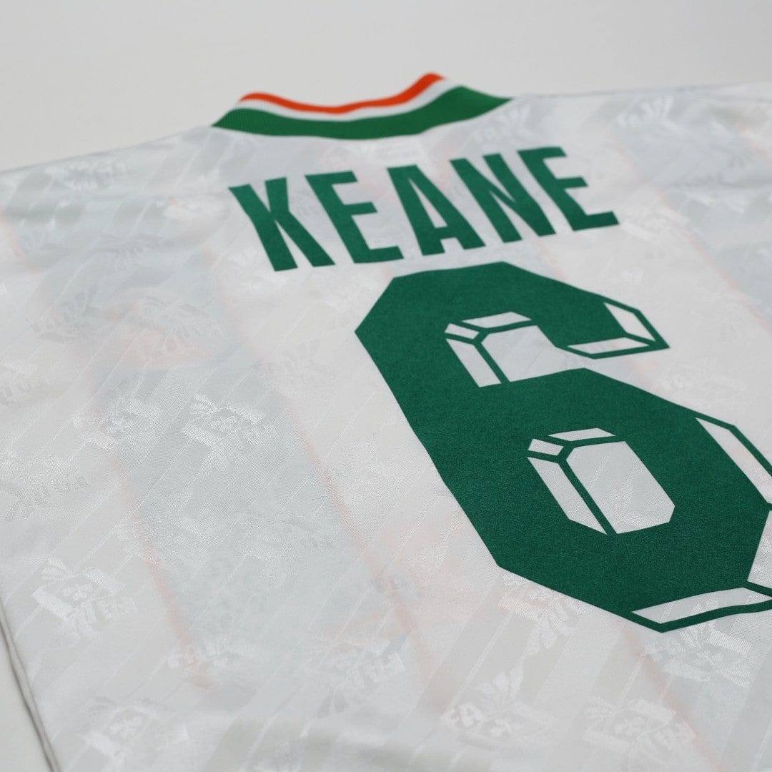 1994 Keane #6 Ireland Vintage adidas Away Football Shirt (S/M)