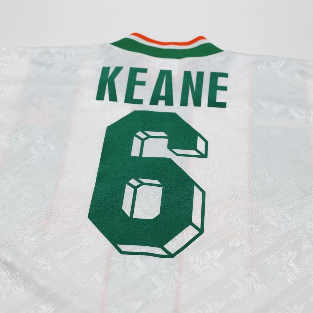 1994 Keane #6 Ireland Vintage adidas Away Football Shirt (S/M)
