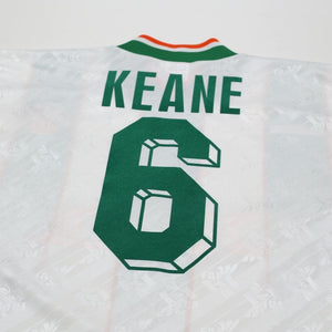 1994 Keane #6 Ireland Vintage adidas Away Football Shirt (S/M)