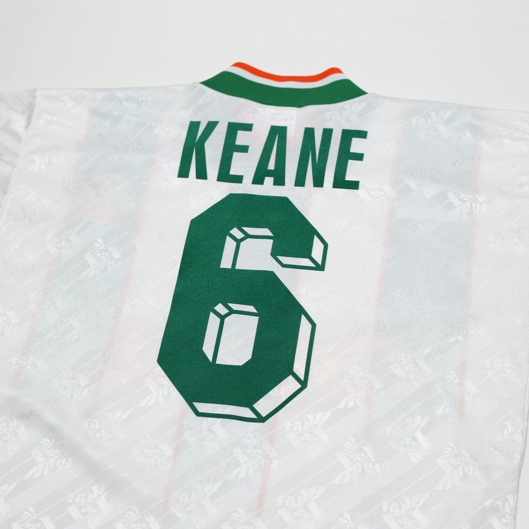 1994 Keane #6 Ireland Vintage adidas Away Football Shirt (S/M)
